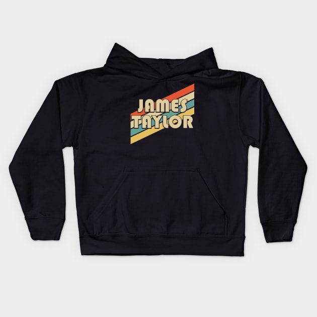 Vintage 80s James Taylor Kids Hoodie by Rios Ferreira